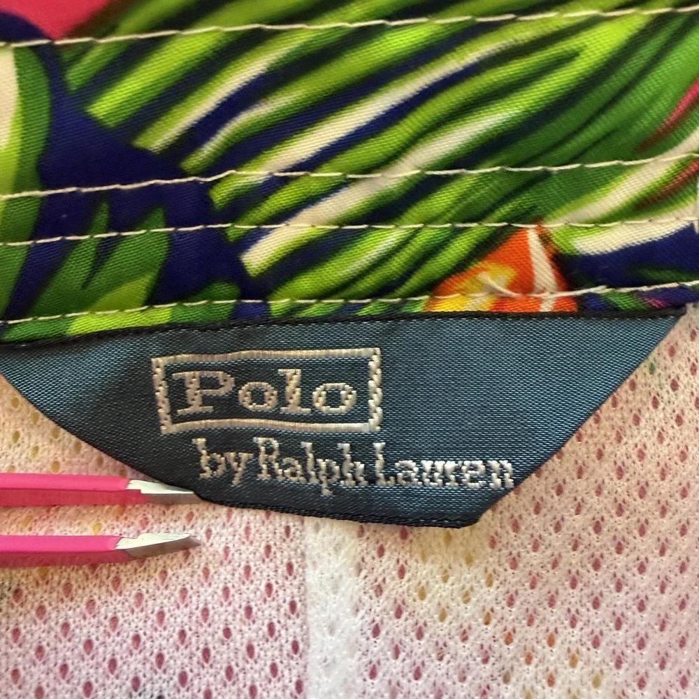 VTG Polo Ralph Lauren Board Shorts Mens 36x10 Multicolor Tropical Swim Trunks
